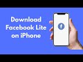 How To Download Facebook Lite On IPhone 2021