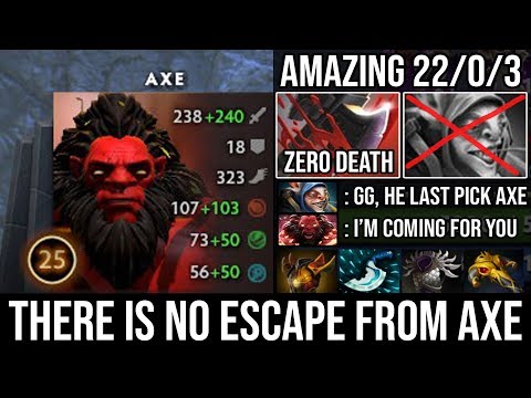 No Escape From This Axe Backdoor - SUPER CARRY Counter ALL 11Min Godlike 22Kills Zero Death - DotA 2