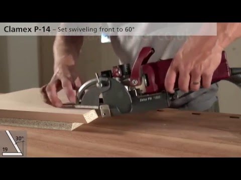 Lamello Zeta P2 - Non mitred joint