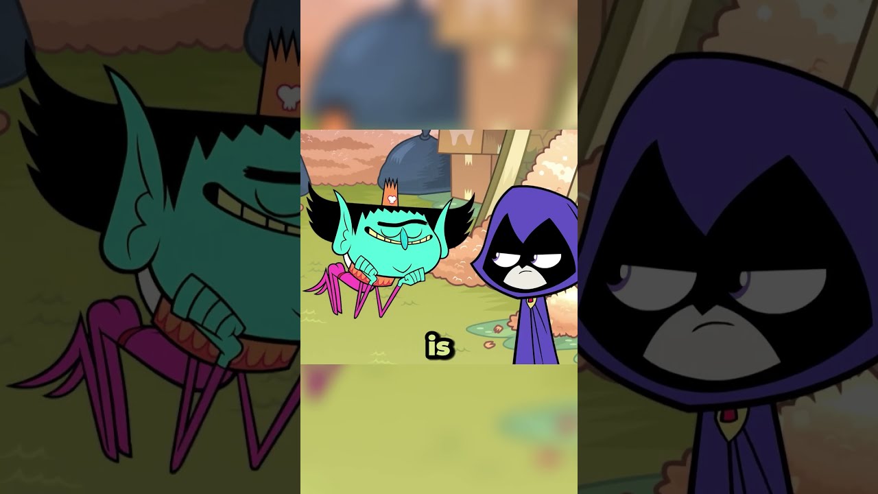 Raven Eats Teeth!!! #reels #teentitansgo #funny #dc #cartoon #shorts