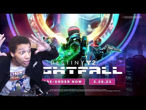 DESTINY 2 LIGHTFALL GAMEPLAY REVEAL GROUP REACTION GAME AWARDS 2022