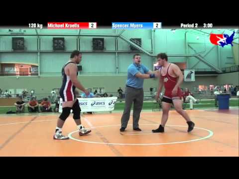 Michael Kroells vs. Spencer Myers at 2013 ASICS University Nationals - FS