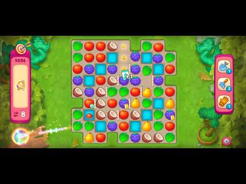 Gardenscapes level 9806 No boosters Extreme level