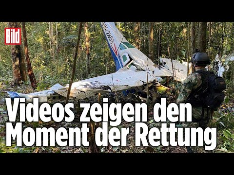 40 Tage im Regenwald überlebt: DAS ist der Moment der Rettung | Kolumbien
