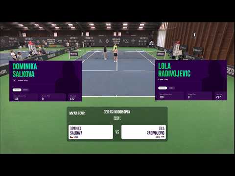 Dominika Salkova (CZE) vs Lola Radivojevic (SRB)  -  Game, Set, Match
