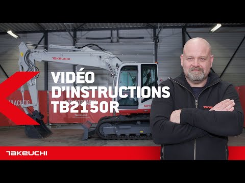 Video d’instruction Takeuchi TB2150R Monoboom Excavatrice