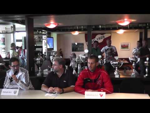 Saison 2013/2014: Pressekonferenz zum Spiel gegen den 1. FC Bocholt