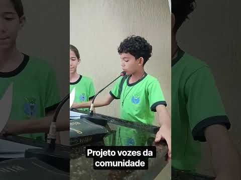 Projeto da E.M José Ronaldo Aragão de Santa Luzia D'Oeste, em parceria com a Camara de Vereadores
