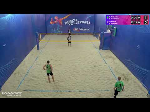 17:30 A. Matvieiev / Y. Bohdashkin - I. Datsiuk / V. Antoniuk 09.12.2022 | Winners Beach Volleyball