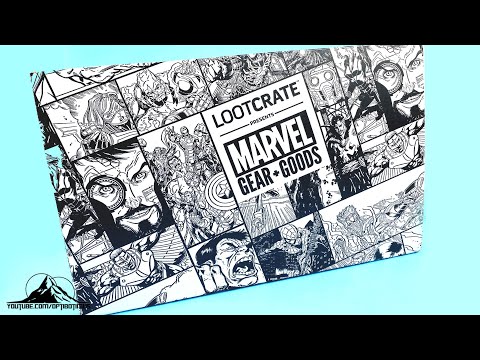 LOOT CRATE UNBOXING Marvel Gear + Goods