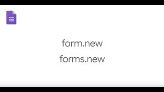 Google Forms video