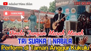 Download lagu Live Delay - Heboh!! Tri Suaka ft Nabila Bawain Lagu Dinda Jangan Marah Marah di Subang mp3