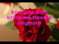 You don't bring me flowers (Lyrics) - Barbara ...