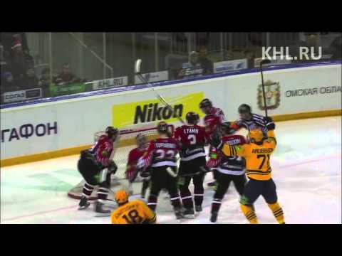 Atlant 1, Avangard Omsk 0 (English Commentary)