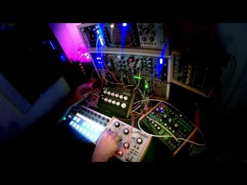 Friday night synth jam (Dreadbox, Eurorack, and BeatStep Pro)
