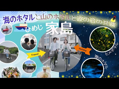 海のホタルと山のホタルと波の音の共演　ひめじ家島