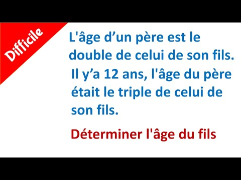 EXERCICE 2: Résoudre un problème difficile qui se ramène à une équation ► 3ÈME ANNÉE COLLÈGE