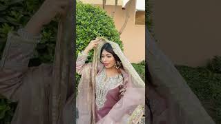 Rose Gold Gold Pure Maysuri Hand Embellished Flared Gharara Size Small - Video 1