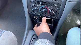 HOW TO REMOVE TOYOTA CAMRY CAR STEREO/RADIO 1998 TO 2001