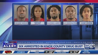 6 arrested in Knox County drug bust