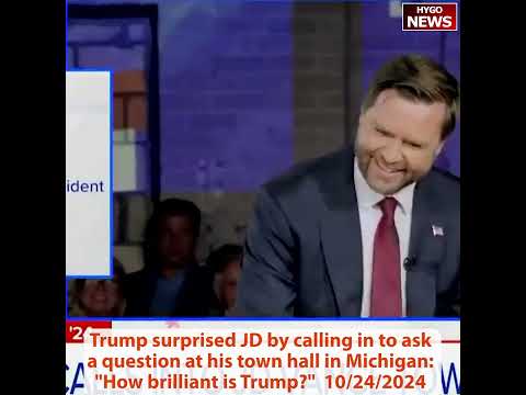 Trump surprised Vance by calling in 'How brilliant is Trump?' & 'How brilliant is Kamala?'