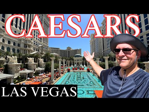 Caesars Palace Restaurants, Room Tour and Pool Complex - Best in Vegas? Things To Do in Vegas