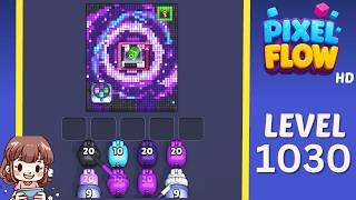 Pixel Flow Level 1030 Solution Walkthrough