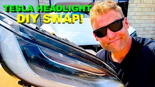 Tesla Model X Headlamp Replacement! HOW TO | DIY