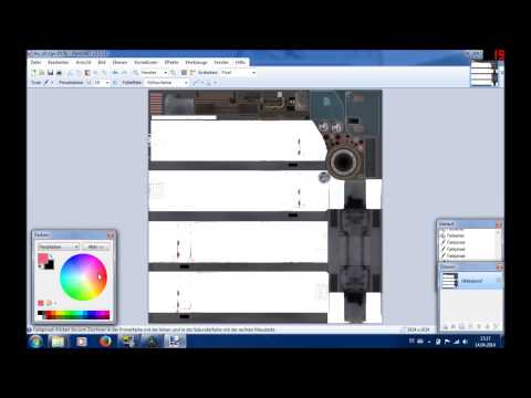 PTP2 Tutorial007 Das Repainten einer Lok in PTP2