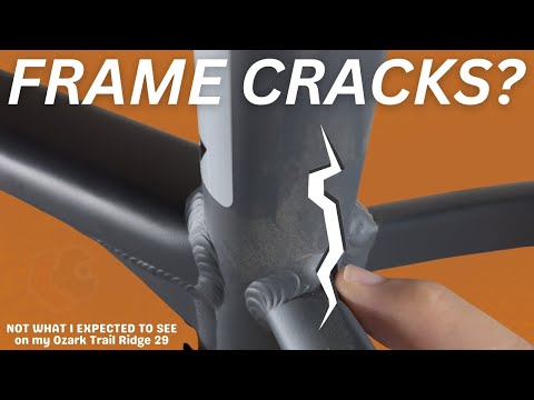 FRAME CRACK on my Ozark Trail Ridge 29 Mountain Bike frame? It sure looks like early signs to me!