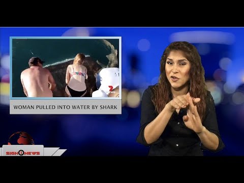 Woman pulled into water by shark (ASL - 7.2.18)
