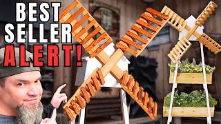 Easy DIY Windmill Planter - Best Selling Project This Year?