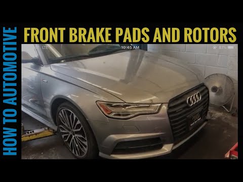 Replace the Front Brake Pads and Rotors on a 2012-2018 Audi A6 C7