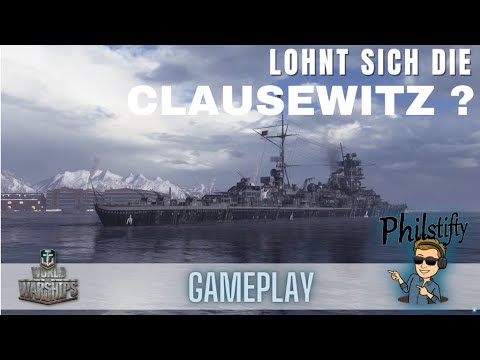 CLAUSEWITZ ankert in WORLD OF WARSHIPS [Gameplay] [Deutsch] [60fps]