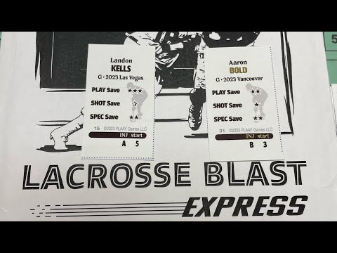 Lacrosse Blast. How to play. Playthrough 2023 Las Vegas at Vancouver Warriors