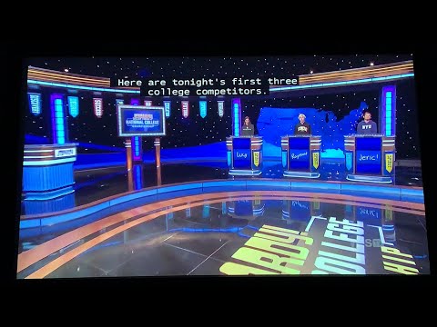 Jeopardy National College Championship 2022, intro - QF Day 5, Game 1 (2/15/22)