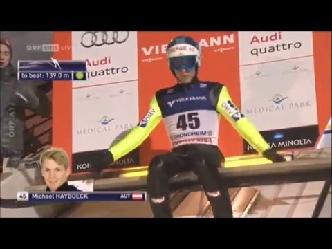 Michael Hayböck Trondheim 2015 1+2 Durchgang (143m - HR) ORF