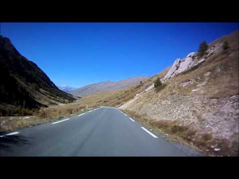Going down from Col Agnel to village Molines-en-Queyras