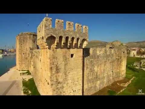 Aerial View / Castle Kamerlengo in Trogir Croatia