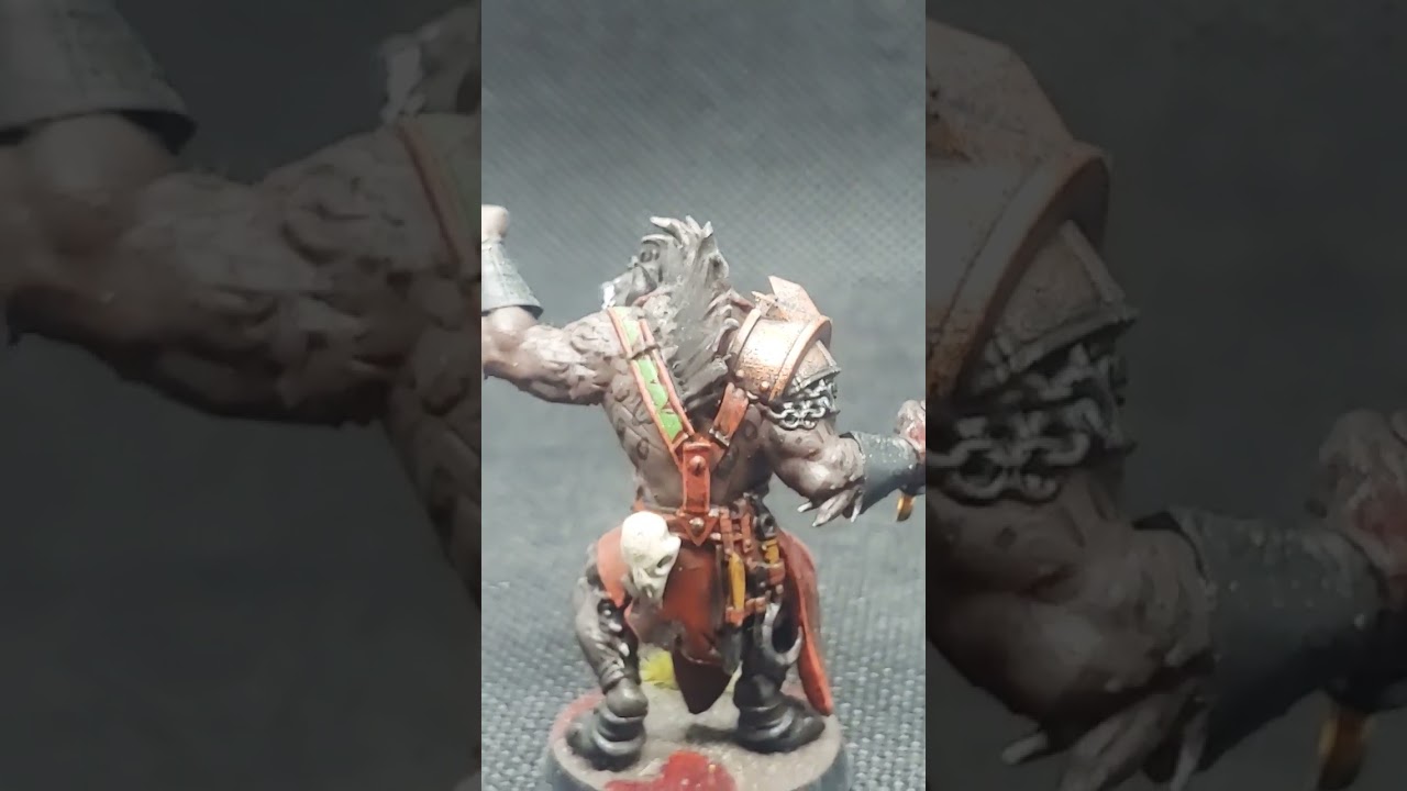 Ma Wa the Tall pathfinder Gnoll #dnd5e #dndminiatures #dndtiktok #miniature #pathfinder