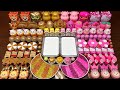 GOLD VS PINK ASMR SLIME Mixing Random Things Into GLOSSY Slime Satisfying Slime Videos 1856