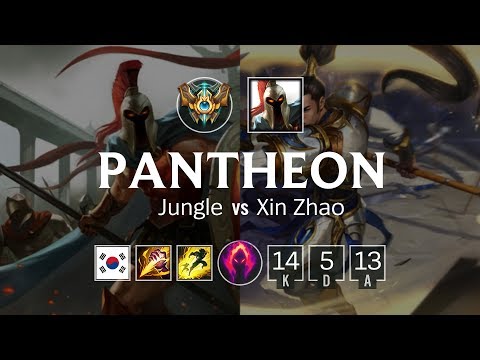Pantheon Jungle vs Xin Zhao - KR Challenger Patch 8.23