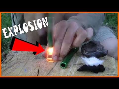 Transparent Fire Piston - Explosive Flash