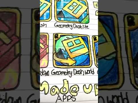 My Geometry Dash App Icons Art! #geometrydash #art