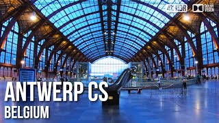 Antwerp Central Railway Station - 🇧🇪 Belgium [4K HDR] Walking Tour