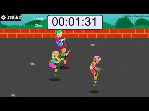 4 Minute Pogo Stick Race Timer