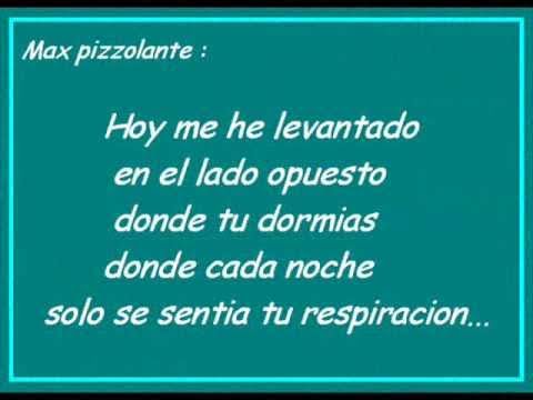 Max Pizzolante Feat.  Servando & Florentino - Pensando en ti (letra)