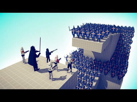 STAR WARS ARMY SOLIDERS vs 100x UNITS - TABS | Totally Accurate Battle Simulator