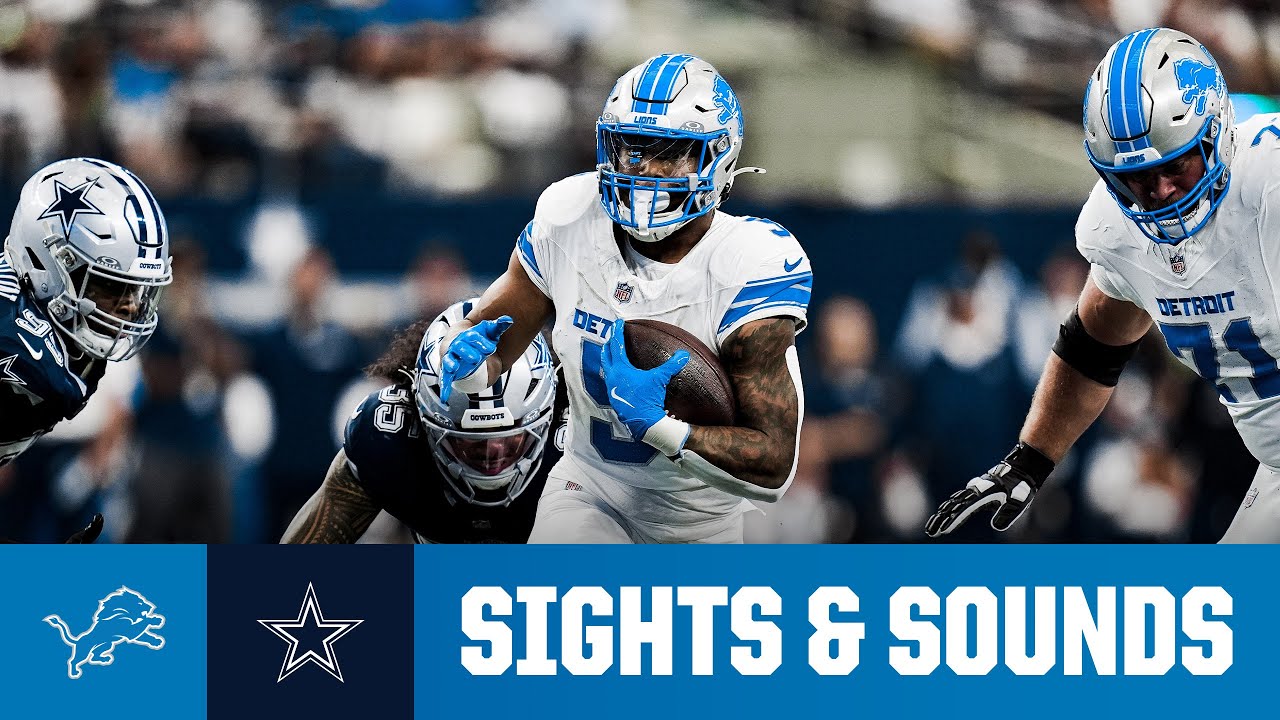 David Montgomery mic'd up | Extended Sights and Sounds: Lions at Cowboys | 2024 NFL Week 6