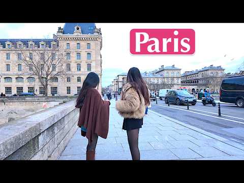 Paris France 🇫🇷 - Day and night walk in Paris, February 2026 - Paris 4K HDR